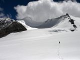 11 Climbing Sherpa Lal Singh Tamang Leads The Way Across The East Rongbuk Glacier On The Way To Lhakpa Ri Camp I